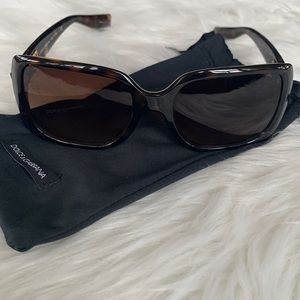 Dolce&Gabbana DG6093 502 Havana Rectangular Sunglasses